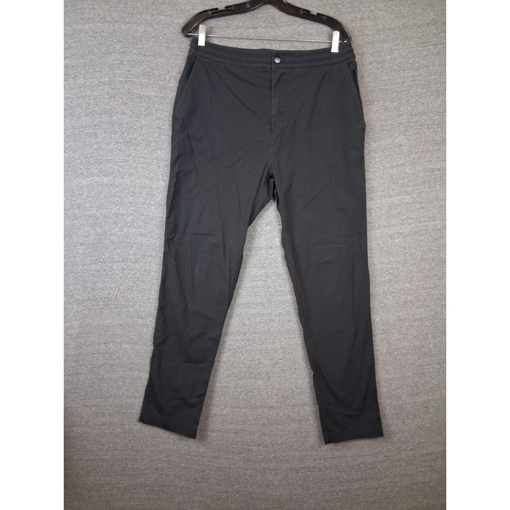 Lululemon Mens Pants 31 Black Commission Athleisure Gorpcore Tech Minimalist